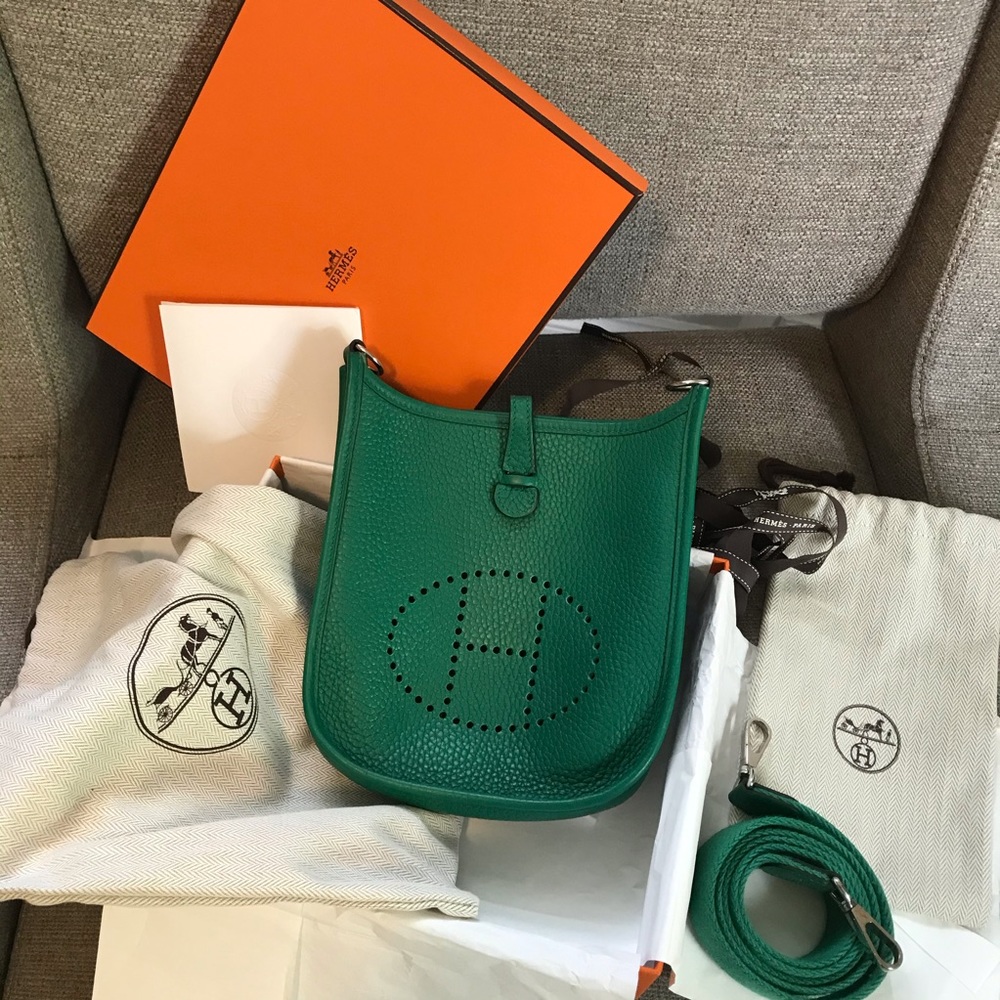 Hermès Evelyne crossbody bag tpm full set